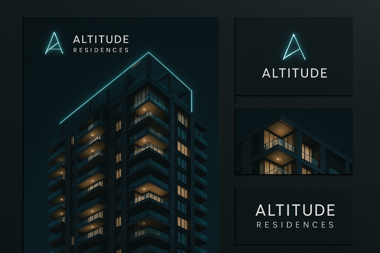 Altitude Residences Branding